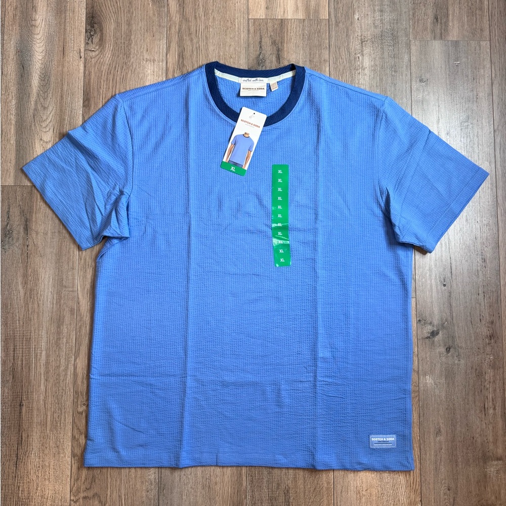 Scotch & Soda Blue Short Sleeve Tee